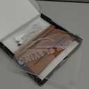 Now Playing Vinyl Record Stand, Light up Record Holder, Wooden Acrylic Display with Warm White Lights for Albums, Room Decor, for Vinyl Lovers