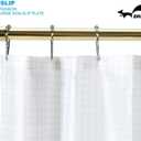 Spring Tension Curtain Rod 43-73 Inches, Rust-Resistance and Non-Slip Shower Curtain Rod for Window or Bathroom, Gold