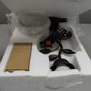 RORIANO Touch Bedside Lamp with 2 USB Charging Ports, 3Way Dimmable Nightstand Lamps, White Glass Shade Vintage Rural Leaf Lamp for Living Room Tabletop Bedroom Side Table, LED Bulb Included