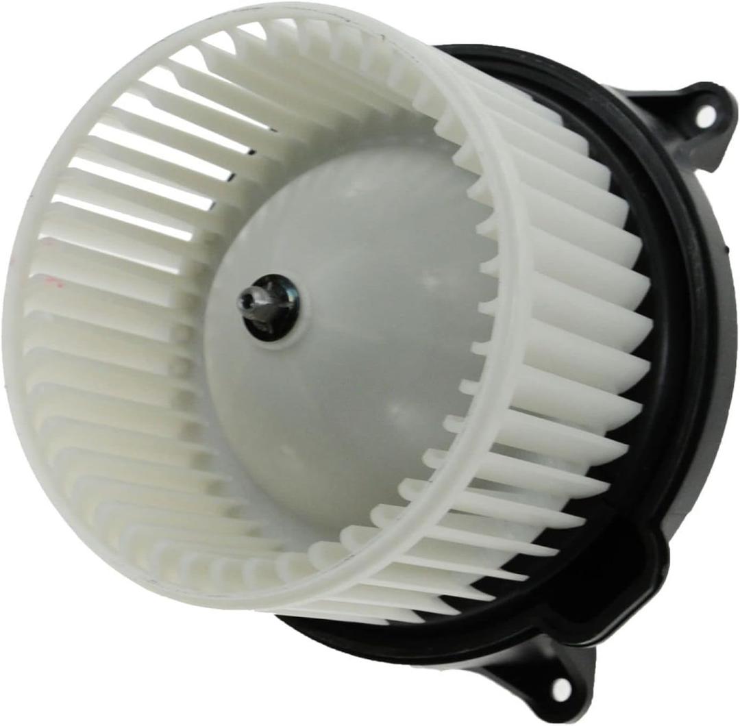 TRQ Heater A/C Blower Motor w/Fan Cage Compatible with 05-21 Pathfinder Xterra Frontier Pickup