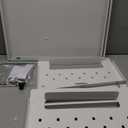 Ipotive Adjustable Top Storage Shelf for Refrigerator or Washer, Dryer Countertop, Expandable Storage Shelves for Kitchen, Laundry Room and Dorm Room (White)