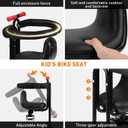 Kid's Bike seat Front Child Carrier Bike Chair for Bicycle Kids seat for Children 2~4 Years,Weight 55 lbs, Standard