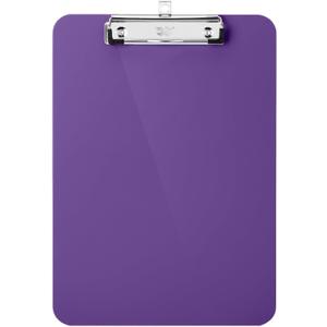 Mr. Pen- Plastic Clipboard, 12.5 x 9, Purple, Clipboard Plastic, Low-Profile Metal Clip with Retractable Hanging Hole