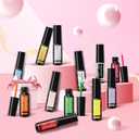 TWOEIGHT Gel Nail Polish Liner Nail Art 12 Colors 8ml UV Lamp Soak-off Polishes Pigmented White Red Pink Green Gold Glitter Built Thin Brush in Bottle Manicure DIY at Home Salon Quality Gift for Women