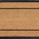 Calloway Mills AZ101632448NP Maxen Doormat, 24" x 48", Natural/Black