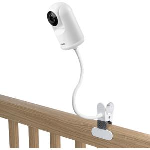 Clamp Baby Monitor Mount for VTech Advanced HQ Max Baby Monitor Camera (White)