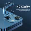 9 x NEW'C 4 Pack, 2 Pack for iPhone 13 Screen Protector (6.1 inch) + 2 Pack Camera Lens Protector, Sensor Protection,Case Friendly Tempered Glass Film