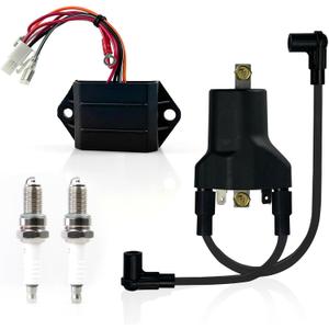 Ignition Coil AC CDI Ignitor Spark Plugs For EZGO Golf Cart 4 Cycle Gas 1996-1998 26652-G01 72562-G01