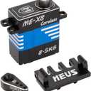 MEUS Racing High Torque 8.5KG SCX24 Servo with Mount and Servo Horn for SCX24 1/24 RC Crawler Upgrades Parts (8.5KG)