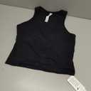 G4Free Workout Tank Tops for Women Slim Fitted Racerback Ribbed Athletic Gym Yoga Tanks Summer Casual (Black, L)