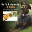 Seyezo Dog Collar, Classical Indian Spirit Boys Girls Puppy Collar for Small Medium Large Dogs, Adjustable Soft Indian Pet Collar with Safety Buckle for Male Females(Beige,XL)
