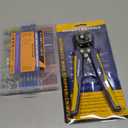 haisstronica 220PCS Solder Seal Wire Connectors Kit with 10-24 AWG Self-Adjusting Automatic Wire Stripper Tool, Waterproof Heat Shrink Butt Terminals for Car, Marine, Trailer, DIY Wiring Projects