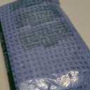 tchdio Waffle Bath Mat, Super Absorbent Non Slip Bath Mats for Bathroom, Ultra Soft Bathmat, Machine Washable, Blue, 17" x 24"