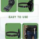 Magnetic Tool Holder for Belt, Strong Magnet Clip-On Belt Holster Magnetic Holster for Screws Nails Hammer Sockets Pliers Screw Driver Trowel Drill Bit Wrench Metal Accessories - 1 Set