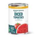 Amazon Grocery, Diced Tomatoes, No Salt Added, 14.5 Oz (EXP 09/01/27)