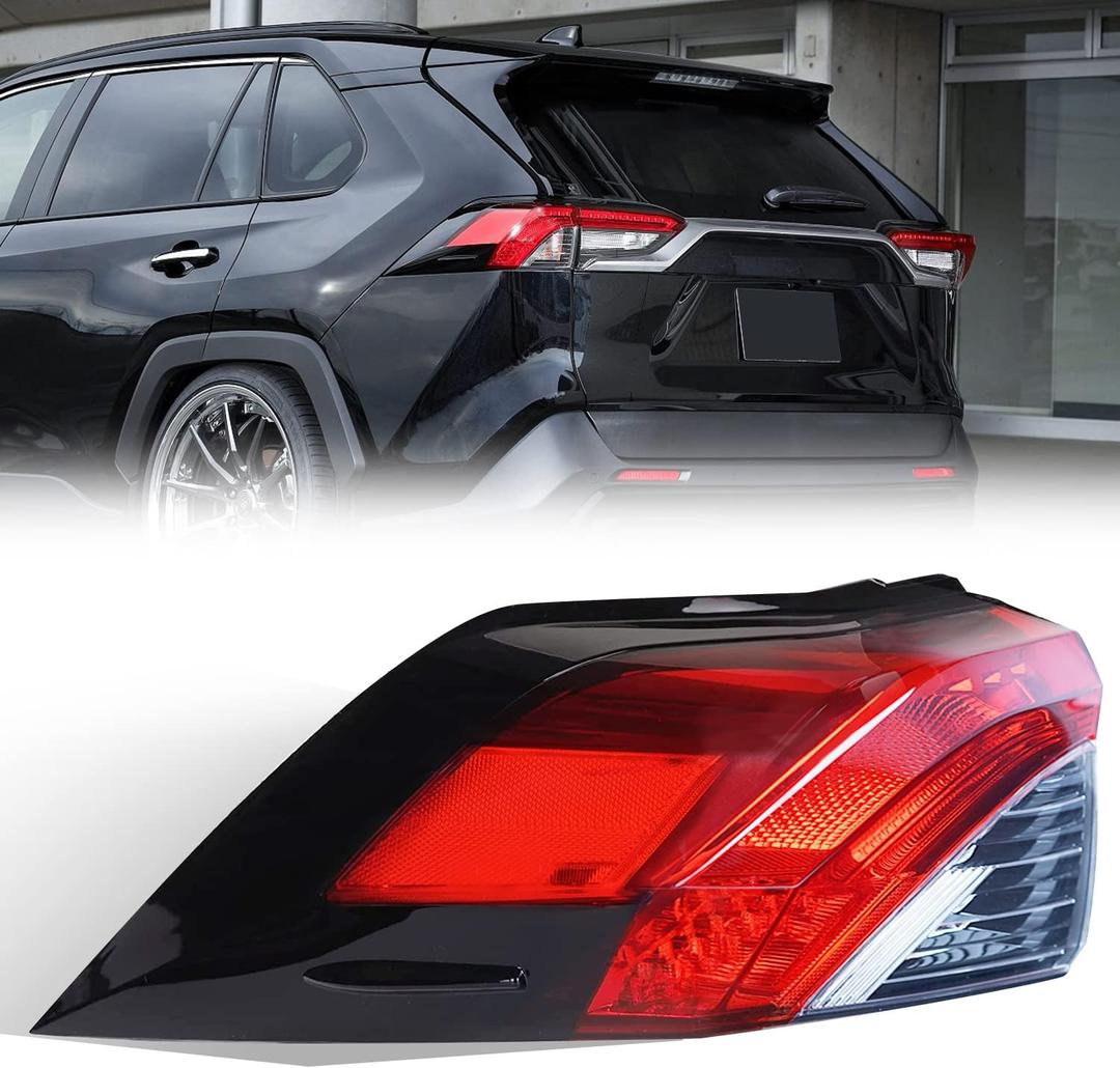 Archaic Tail Light Assembly for Toyota RAV4 2019 2020 2021 2022, Left Driver Side Rear Break Lamp