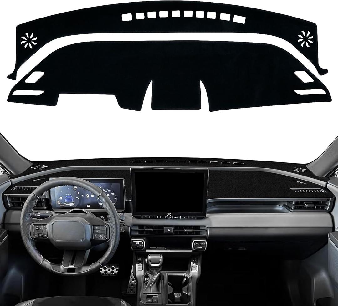 Dash Cover for Toyota RAV4 2026 Dashboard Cover Mat Sunshade No Glare UV Rays Protector Nonslip Interior Pad Accessories (10.5 Inch)