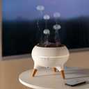 Dynamic Jellyfish Air Humidifier & Jellyfish Essential Oil Diffuser for Home,Office, Yoga - 7 Color-Changing Lights Remote Control 4H/8H Timer Setting, Auto Shut-Off 250ml