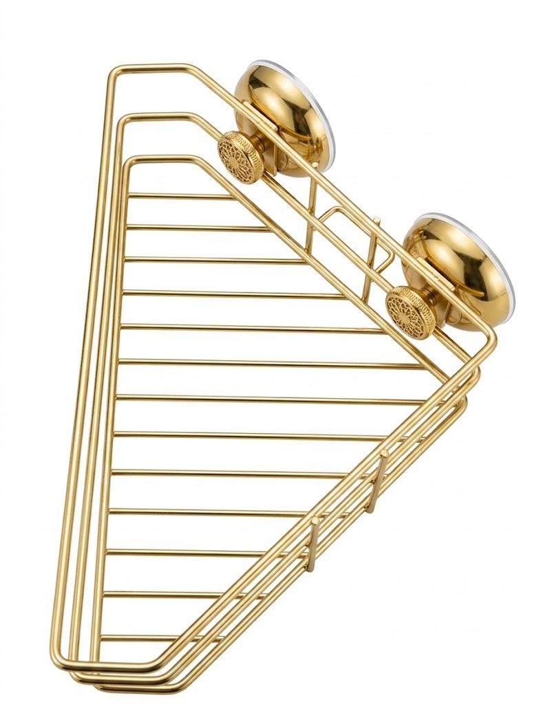 SH GERRY CORNER SUCTION CADDY-GOLD