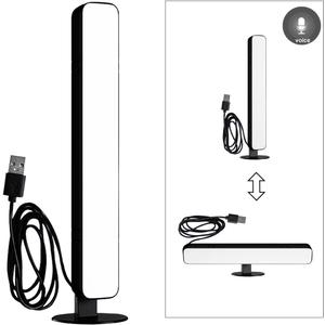 USB Voice Control Table Lamp Without WiFi, Sound Activated Desk Lamp Internet-Free, 3 Brightness/Color Changeable Small Night Light for Living Room Bedroom, No Network Security Issues (1)