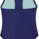 Speedo Girl's Swimsuit One Piece Closed Racerback (12, 2023 Blueprint)