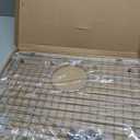 Serene Valley Sink Grid 19" X 14-1/8", Rear Drain with Corner Radius R 3/8", SVH1914R, Medium