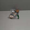 Amazon Essentials Women's Two Band Open Toe Slides (7, Black)