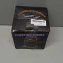 BESTINNKITS Smart Coffee Cup Warmer Set, Auto On/Off Gravity-induction Mug Office Desk Use, Candle Wax Cup Warmer Heating Plate (Up To 131F/55C), 14oz (Black)