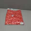 Rapbin 3/4 Length Sleeve Womens Tops 2025 Summer Fall Henley V Neck Button Down Tunic Shirts Casual Business Blouses (Red, XL)