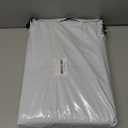 10 x 10Ft Extra Super Heavy Duty 12 Mil Thick Waterproof White Tarp Cover Sheet & 6 Pcs Bungee Balls
