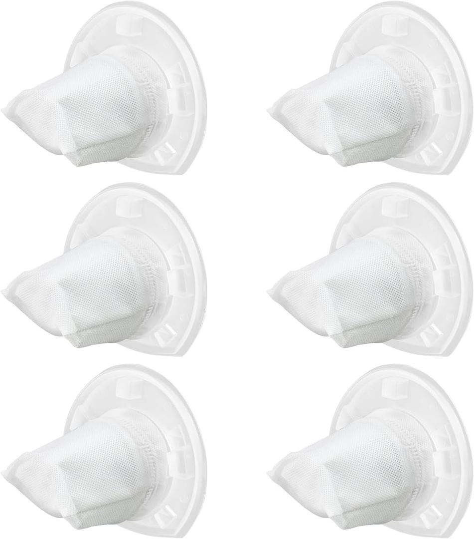 6 Pack Filter Replacement for Black and Decker Power Tools VF110 Dustbuster Cordless Hand Vacuum CHV1410L CHV9610 CHV1210 CHV1410 CHV1510 BDH2000L, 90558113-01