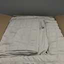CozyLux King Size Comforter Set Beige Seersucker 7 Pieces Bed in a Bag King Comforter Set with Sheets, Luxury Soft Bedding Set with Down Alternative Comforter, Sheets, Pillowcases & Shams All Seasons