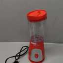 Mueller Personal Blender for Shakes and Smoothies with 15 Oz Travel Cup and Lid, Juices, Baby Food, Heavy-Duty Portable Blender & Food Processor, Red