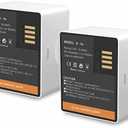 VMA5400 Battery Replacement for Arlo Pro 3/Pro 4/Ultra/Ultra 2 Cameras,2 Pack 4800mAh Rechargeable Battery For VMC5040 VMS5240 VMC4040P VMC4041P VMS4240P VMC4050P VMC4250P VMS4340P VMC4350P VMC4450P