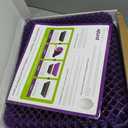 Purple Royal Seat Cushion, Portable 2 Inch Gel Seat Cushion, GelFlex Grid