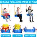 2 in 1 Toddler Swing Jumper, Swing Set for Indoor/Outdoor, Baby Jumpers and Bouncers, Easy to Assemble & Store, Suitable for Children 6 Months and Older