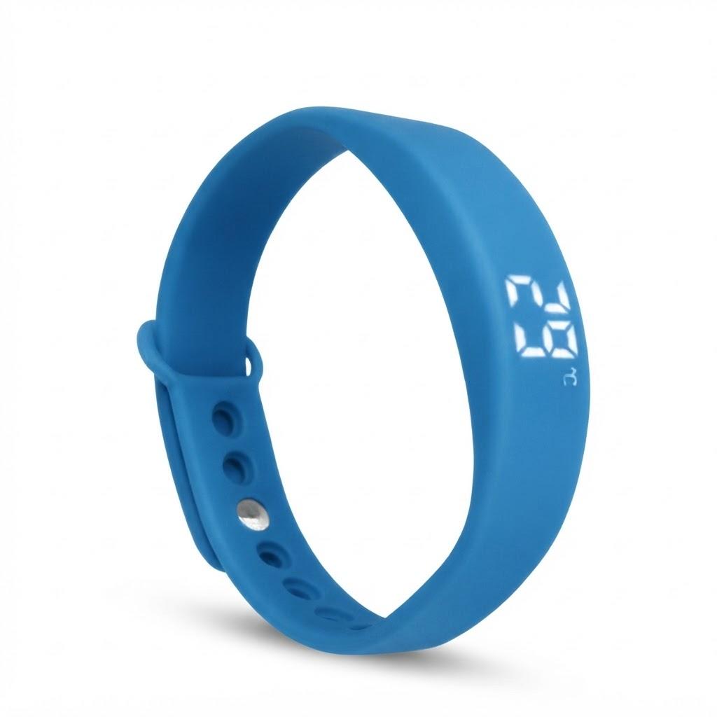 W5P W5 Multifunctional USB LED Smart Bracelet 3D Pedometer&Sleep Monitor&Calorie Counter Black