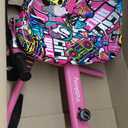 Eco-Friendly Hoverboard Seat Attachment - Cool Seat, Swivel Wheel, Adjustable Length - Compatible with 6.5", 8", 8.5", 10" Hoverboards - Safe & Enjoyable Riding for Kids and Teenager (pink)