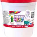 CRA-Z-Art Air Dry Clay - 5lb Bucket Natural White Modeling Clay, Perfect for Sculpting, School Projects, Bulk Class Supplies for Teachers, Day Cares, Camps, Essential for School