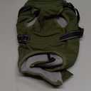 Fragralley Dog Coat with Harness Built in, Waterproof Windproof Reflective Warm Puffer Jacket, Fleece Lined Vest Winter Parka for Small, Medium, Large Dogs (Green)