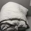 Rwlvpe Hungary Goose Down Comforter King Size, 850 Fill Power All Season Duvet Insert 60% Goose Down 40% Goose Feather, 600TC Ultra-Soft 100% Cotton Cover, Fluffy Cozy (106"x90", White)