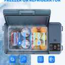 Aeitto 12 Volt Car Refrigerator 20Quart Car Fridge Freezer Electric Cooler Portable Cooler 12V Fridge RV Refrigerator -4-68 Temp Control 12/24V DC & 100-240V AC for Travel, Camping, RV, Road