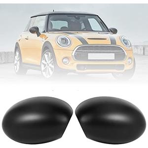 Cakievro Car Side Mirror Covers Rearview Door Wing Mirror Caps for MINI Cooper R50 R53 2001-2008 R52 2004-2007