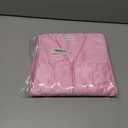 Newrara Adult Shiny Graduation Cap and Gown Tassel Set for High School & Bachelor (Pink)