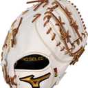 Mizuno Pro Select FP (12.5" | First Base, 2-Piece Closed Web - White)