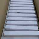 Rectangular Chandeliers 26-Lights Long Light for Entryway LED Dimmable Chandeliers Lighting Fixture Flat Sloped High Ceiling Pendant Lights Crystal for Living Room Foyer Hallway Staircase Black