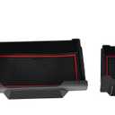 Center Console Storage Drawer Organizer with Non Slip Mat Compatible with Toyota 4Runner 2014 2015 2016 2017 2018 2019 2020 2021 2022 2023 2024