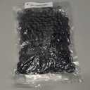 2 x Black Rubber Bands for Hair, Mini 13mm 0.5 Inch, 2000Pcs Rubberbands, Small Hair Rubber Bands, Soft Elastic Bands for Braids, Office, School Supplies