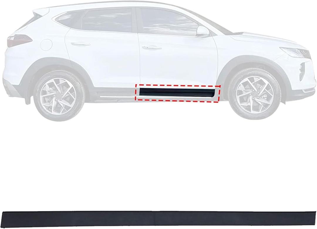 XQSMWF 87722D3000CA Front Door Lower Garnish Molding Trim Fit for Hyundai Tucson 1.6L 2016-2018 2.0L 2016-2021 2.4L 2018-2021#87722-D3000 87722D3000 Right Passenger Side Lower Door Decorative Panel