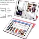 ProCase Smart Case for iPad 9.7 Inch iPad 6th/5th Generation 2018 2017(Model: A1893 A1954 A1822 A1823), Ultra Slim Lightweight Stand Cover with Translucent Frosted Back -Pink